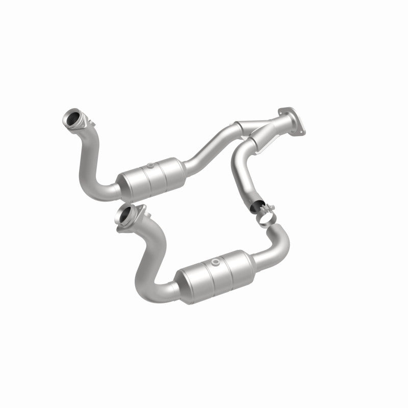 Magnaflow Conv DF 08-10 Ford F-250/F-250 SD/F-350/F-350 SD 5.4L/6.8L / F-450 SD 6.8L Y-Pipe Assembly-Catalytic Converter Direct Fit-Deviate Dezigns (DV8DZ9)