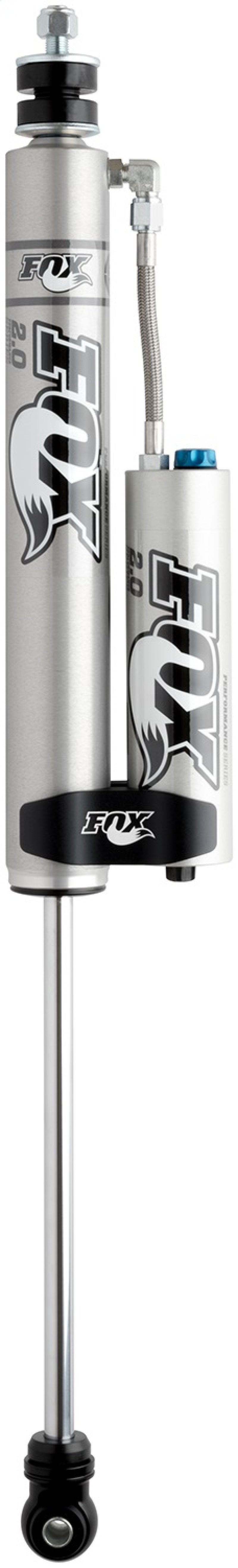 Fox 05+ Ford SD 2.0 Perf Series 9.6in. Smooth Body Remote Res. Front Shock w/CD Adj. / 2-3.5in. Lift-Shocks and Struts-Deviate Dezigns (DV8DZ9)