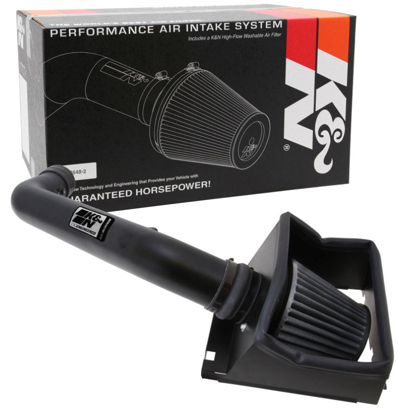 K&N 11-12 Ford F150 6.2L V8 Performance Intake Kit-Cold Air Intakes-Deviate Dezigns (DV8DZ9)