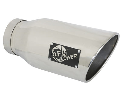 aFe 19-22 Ram Diesel Trucks L6-6.7L(td) Large Bore-HD 5in 409SS DPF-Back Exhaust System w/Pol Tip-DPF Back-Deviate Dezigns (DV8DZ9)