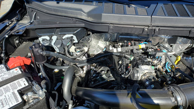 J&L 2011-2023 Ford F-150 2.7L/3.5L/5.0L Passenger Side Oil Separator 3.0 - Black Anodized-Oil Separators-Deviate Dezigns (DV8DZ9)