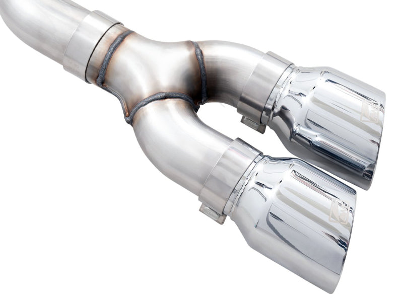 AWE 0FG 21+ Ford F150 Dual Side Exit Cat-Back Exhaust- 4.5in Chrome Silver Tips-Catback-Deviate Dezigns (DV8DZ9)