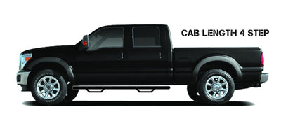 N-Fab Nerf Step 15.5-17 Dodge Ram 1500 Crew Cab - Gloss Black - Cab Length - 3in-Side Steps-Deviate Dezigns (DV8DZ9)
