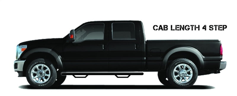 N-Fab Nerf Step 15.5-17 Dodge Ram 1500 Crew Cab - Tex. Black - Cab Length - 3in-Side Steps-Deviate Dezigns (DV8DZ9)