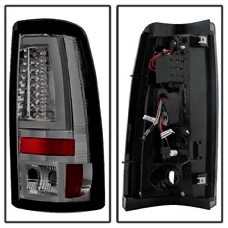 Spyder Chevy Silverado 1500/2500 03-06 Version 2 LED Tail Lights - Smoke ALT-YD-CS03V2-LED-SM-Tail Lights-Deviate Dezigns (DV8DZ9)