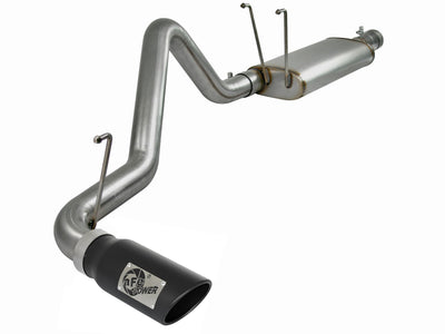 aFe MACHForce XP Cat-Back Exhaust 3in SS w/ Black Tip 09-12 Dodge Ram 1500 V8 5.7L-Catback-Deviate Dezigns (DV8DZ9)