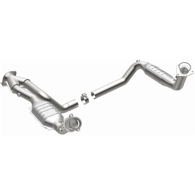 MagnaFlow Conv DF 02-06 Cadillac Escalade / 02-06 Chevy Avalanche 5.3L Dual Conv Y-Pipe Assembly 2WD-Catalytic Converter Direct Fit-Deviate Dezigns (DV8DZ9)