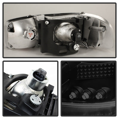 Spyder GMC Sierra 1500/2500 99-06 Projector Headlights LED Halo LED Blk Smke PRO-YD-CDE00-HL-BSM-Headlights-Deviate Dezigns (DV8DZ9)