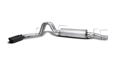 Gibson 21-24 Ford F150 2.7/3.3L 3/2.5in Cat-Back Dual Sport Exhaust System Stainless - Black Elite-Catback-Deviate Dezigns (DV8DZ9)