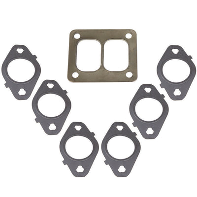 BD Diesel Exhaust Manifold T4 Mount Gasket Set - Dodge 1998.5-2018 5.9L/6.7L-Exhaust Gaskets-Deviate Dezigns (DV8DZ9)