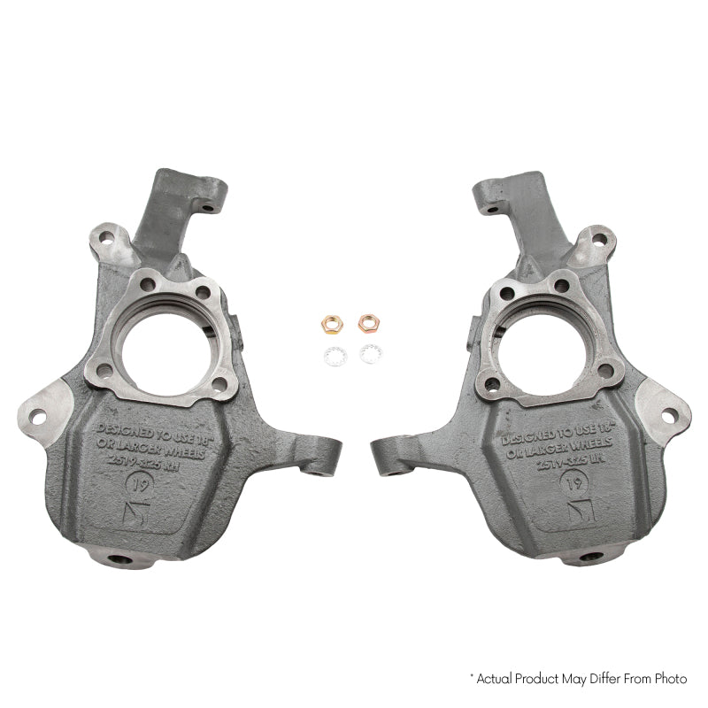 Belltech DROP SPINDLE SET 07+ GM C-1500 TRUCK/SUV-Steering Knuckles & Spindles-Deviate Dezigns (DV8DZ9)