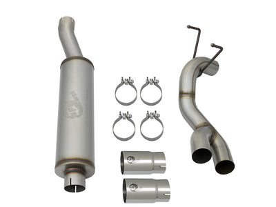 aFe POWER Rebel Series 3.5in 409 SS Cat Back Exhaust w/Pol Tips 14-17 RAM 2500/3500 V8-6.4L Hemi-Catback-Deviate Dezigns (DV8DZ9)