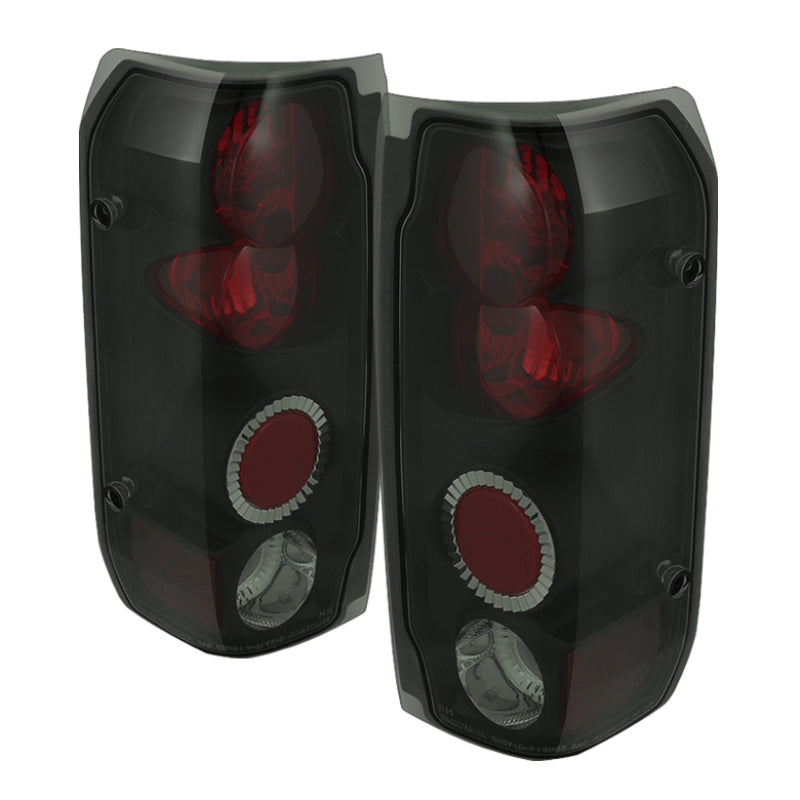 Spyder Ford F150 87-96/Ford Bronco 88-96 Euro Style Tail Lights Black Smoke ALT-YD-FF15089-BSM-Tail Lights-Deviate Dezigns (DV8DZ9)