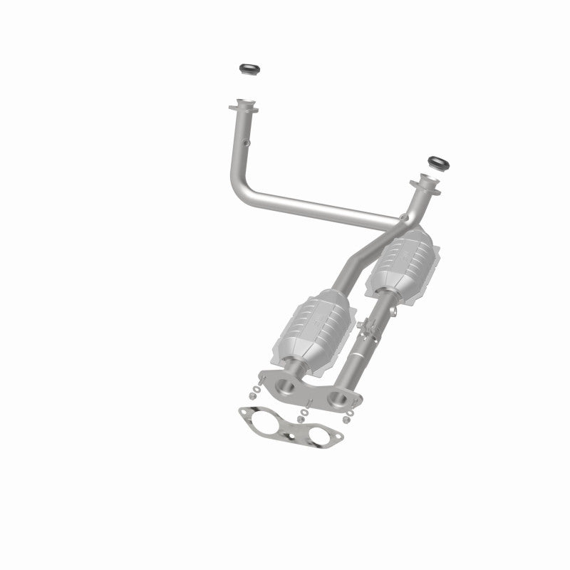 MagnaFlow Conv DF GM Truck/Suv Dual Outlet 96-Catalytic Converter Direct Fit-Deviate Dezigns (DV8DZ9)