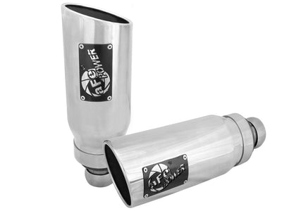 aFe Power MACH Force-XP 5in 09-15 Dodge Ram V8-5.7L/3.0L (td) 409 SS Exhaust Tip Upgrade-Catback-Deviate Dezigns (DV8DZ9)