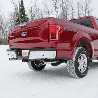 MBRP 2015 Ford F-150 5.0L 3in Cat Back Dual Split Rear Exit AL Exhaust System-Catback-Deviate Dezigns (DV8DZ9)