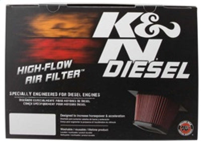 K&N 08-10 Ford F250 Super Duty 6.4L Drop In Air Filter-Air Filters - Drop In-Deviate Dezigns (DV8DZ9)