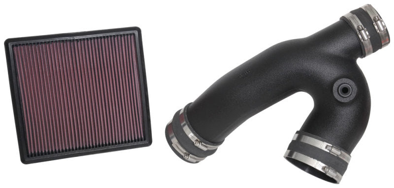 K&N 18-19 Ford F-150 EcoBoost V6-3.5L F/I Performance Air Intake System-Cold Air Intakes-Deviate Dezigns (DV8DZ9)