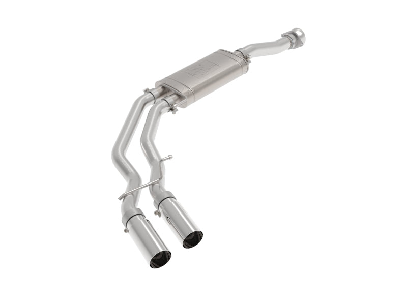 aFe Rebel 3in 409 SS Cat-Back Exhaust 2021 Ford F-150 V6 2.7L/3.5L (tt)/V8 5.0L w/ Polished Tips-Catback-Deviate Dezigns (DV8DZ9)