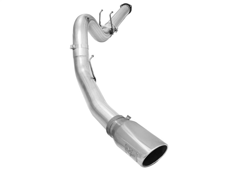 aFe Atlas Exhausts 5in DPF-Back Aluminized Steel Exhaust 2015 Ford Diesel V8 6.7L (td) Polished Tip-DPF Back-Deviate Dezigns (DV8DZ9)