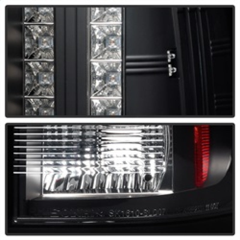 Spyder Chevy Silverado 07-13 LED Tail Lights Blk ALT-YD-CS07-LED-BK-Tail Lights-Deviate Dezigns (DV8DZ9)