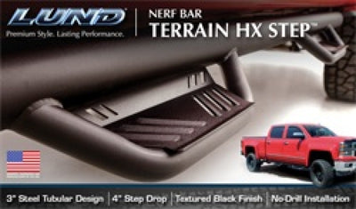 Lund 15-18 Ford F-150 SuperCrew Terrain HX Step Nerf Bars - Black-Truck Steps-Deviate Dezigns (DV8DZ9)