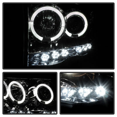 Spyder Dodge Ram 1500 02-05/Ram 2500 03-05 Projector Headlights LED Halo LED Chrm PRO-YD-DR02-HL-C-Headlights-Deviate Dezigns (DV8DZ9)