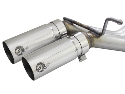 aFe Rebel 3in 409 SS Cat-Back Exhaust 2021 Ford F-150 V6 2.7L/3.5L (tt)/V8 5.0L w/ Polished Tips-Catback-Deviate Dezigns (DV8DZ9)