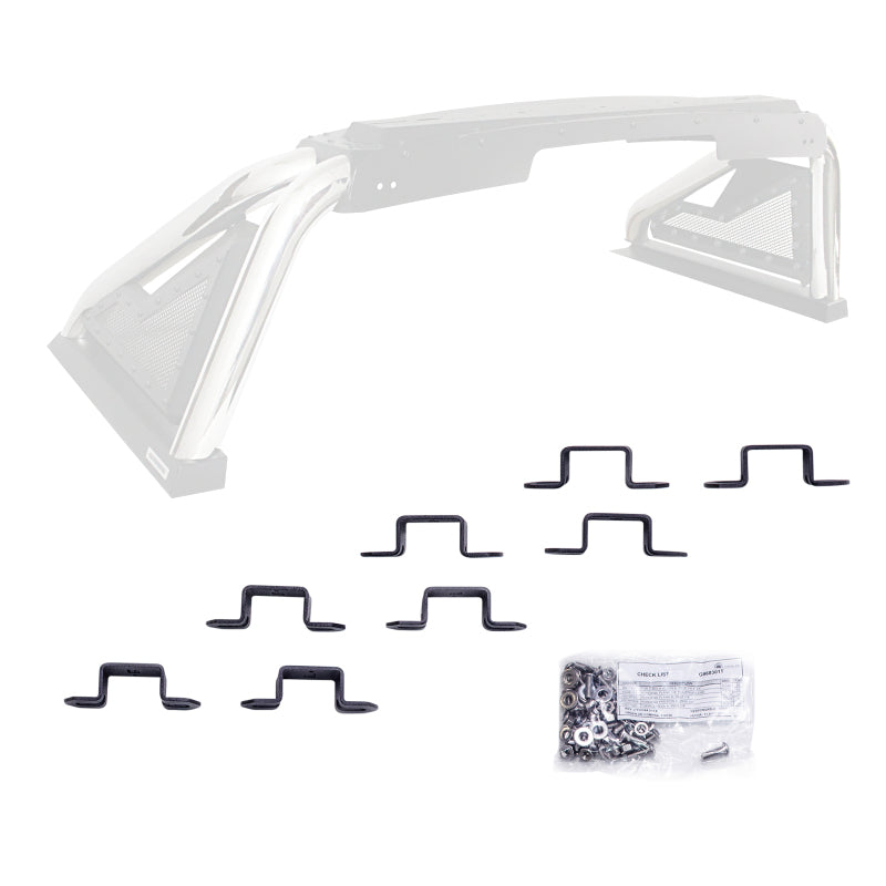 Go Rhino Sport Bar 2.0 - 3in Cube Light Bracket Kit-Bed Racks-Deviate Dezigns (DV8DZ9)