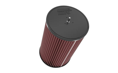 K&N Universal Round Clamp-On Air Filter 3-1/2in FLG 8in B, 7in T W/STUD, 12-1/2in H-Air Filters - Universal Fit-Deviate Dezigns (DV8DZ9)