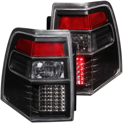 ANZO 2007-2014 Ford Expedition LED Taillights Black-Tail Lights-Deviate Dezigns (DV8DZ9)