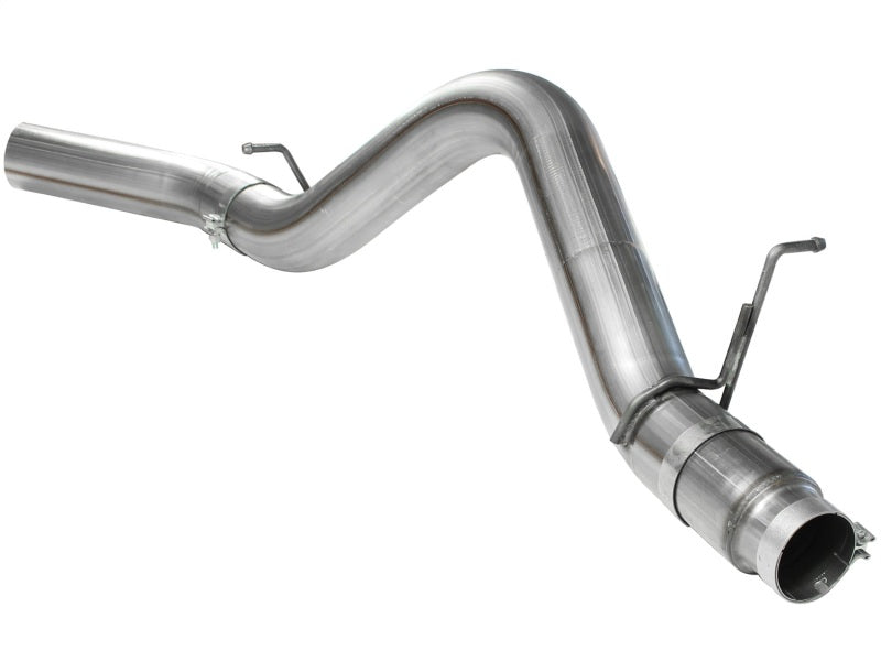 aFe MACHForce XP Exhaust 5in DPF-Back SS 11-13 GM Diesel Trucks V8-6.6L (td) (LML)-DPF Back-Deviate Dezigns (DV8DZ9)