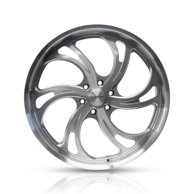 Corsart - Argon / 24x9 / 6x139.7 / ET24 - Brushed Milled Diamond Cut Lip (RIGHT)-Wheels-Deviate Dezigns (DV8DZ9)