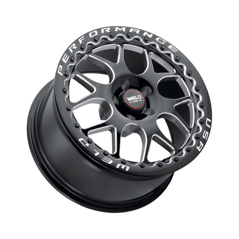 Weld - Solana Beadlock S910 20x10.5 / 5x127 / ET38 / Gloss Black Milled-Wheels-Deviate Dezigns (DV8DZ9)