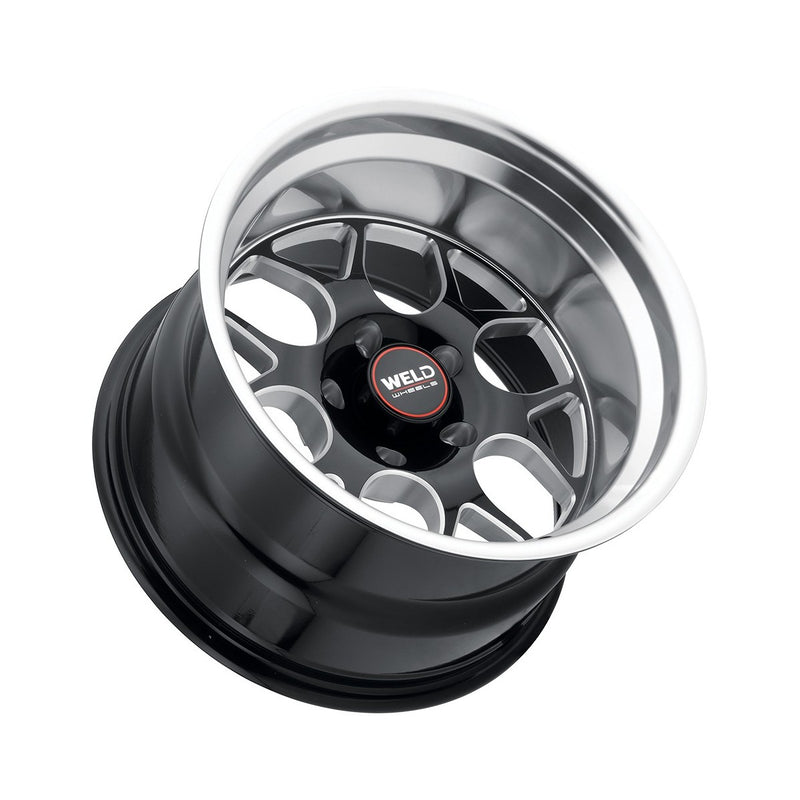 Weld - Solana S110 22x9.5 / 6x135 / ET25 / Gloss Black Milled-Wheels-Deviate Dezigns (DV8DZ9)