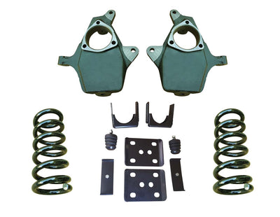 Trekline Motorsports | 2007-2013 Silverado/Sierra 1500 (V8) | 4"/7" Coil Drop Kit-Lowering Kits-Deviate Dezigns (DV8DZ9)