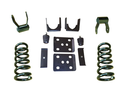 Trekline Motorsports | 2007-2013 Silverado/Sierra 1500 (V6) | 3"/6" Coil Drop Kit-Lowering Kits-Deviate Dezigns (DV8DZ9)