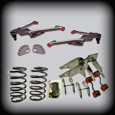 DJM - 2007-2014 GMC Yukon 2/3 Lowering Kit with Cast Iron Steering Knuckle-Lowering Kits-Deviate Dezigns (DV8DZ9)