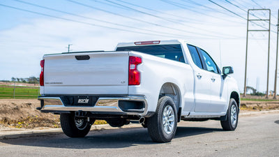 BORLA - 2019-2022 CHEVROLET SILVERADO/GMC SIERRA 1500 4.3L V6/5.3L V8 CAT-BACK EXHAUST SYSTEM TOURING 157" WB-Catback-Deviate Dezigns (DV8DZ9)