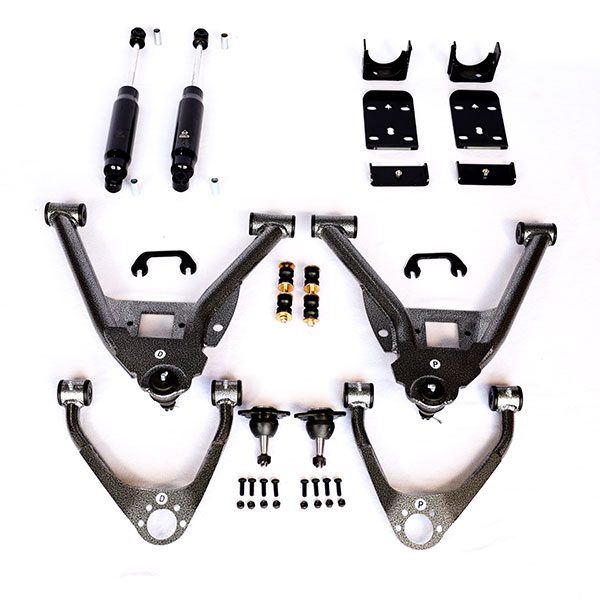 IHC - 2007-2016 GM1500 Single Cab 4/6 Lowering Kit | (Cast)-Lowering Kits-Deviate Dezigns (DV8DZ9)