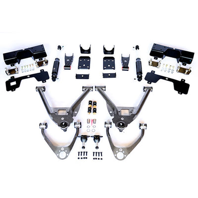 IHC - 2014-2018 Gm1500 Extended Cab 5/7 Lowering Kit | (Aluminum & Stamped)-Lowering Kits-Deviate Dezigns (DV8DZ9)