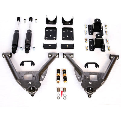 IHC - 2014-2018 GM1500 Extended Cab 3/5 Lowering Kit | (Aluminum & Stamped)-Lowering Kits-Deviate Dezigns (DV8DZ9)