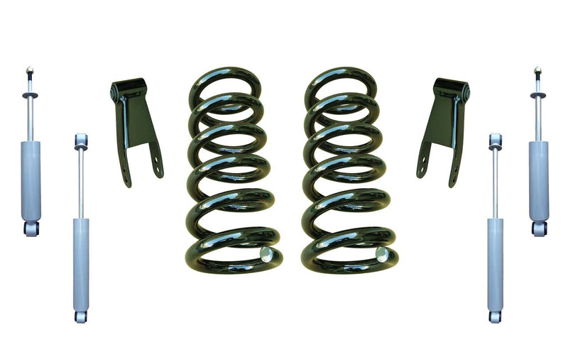 Trekline Motorsports | 1999-2006 Silverado/Sierra 1500 (V6) | 2"/2" Coil Drop Kit with Shocks-Lowering Kits-Deviate Dezigns (DV8DZ9)