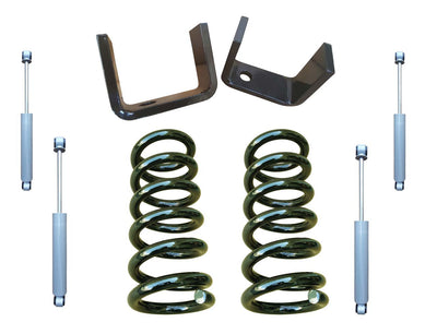 Trekline Motorsports | 1973-1987 C10/C15 | 3"/5" Coil Drop Kit With Shocks-Lowering Kits-Deviate Dezigns (DV8DZ9)