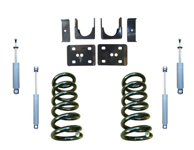 Trekline Motorsports | 1988-1991 C1500 Std Cab Only | 3"/6" Coil Drop Kit with Shocks-Lowering Kits-Deviate Dezigns (DV8DZ9)