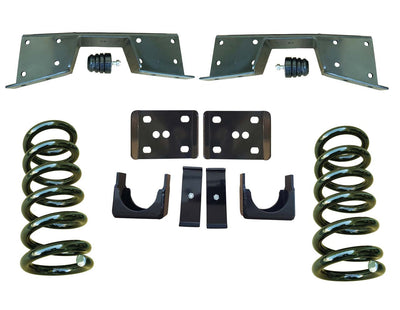 Trekline Motorsports | 1999-2000 Silverado/Sierra 1500 (V8) | 3"/6" Coil Drop Kit with C-Notch-Lowering Kits-Deviate Dezigns (DV8DZ9)