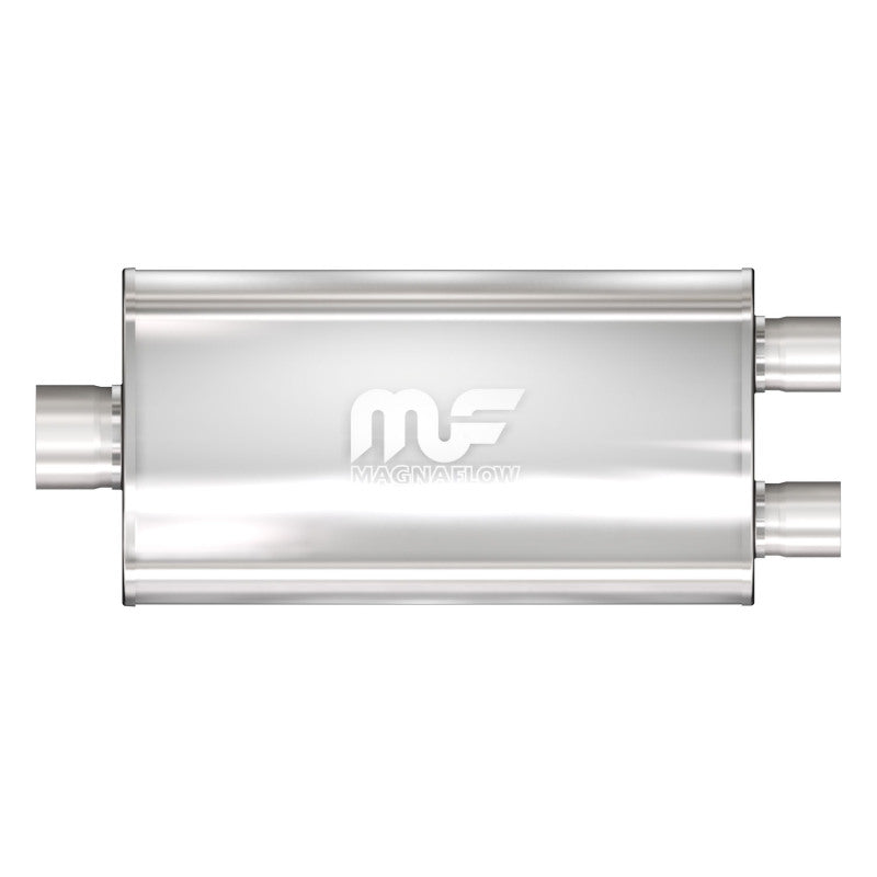 MagnaFlow Muffler Mag SS 22X5X11 2.5 D/3 C-Muffler-Deviate Dezigns (DV8DZ9)