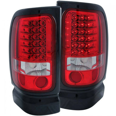 ANZO - 1994-2001 DODGE RAM 1500/2500/3500 LED TAILLIGHTS RED/CLEAR-Tail Lights-Deviate Dezigns (DV8DZ9)