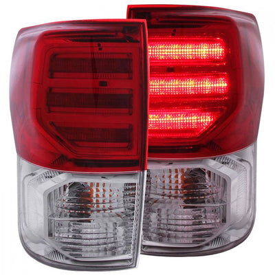 ANZO - 2007-2013 TOYOTA TUNDRA LED TAILLIGHTS RED/CLEAR G2-Tail Lights-Deviate Dezigns (DV8DZ9)