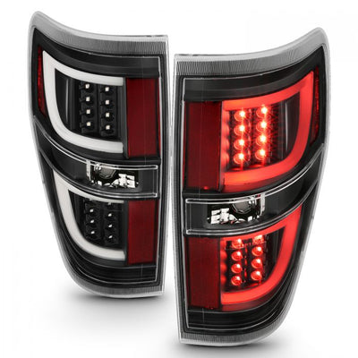 ANZO - 2009-2014 FORD F150 TAILLIGHTS G2 BLACK-Tail Lights-Deviate Dezigns (DV8DZ9)